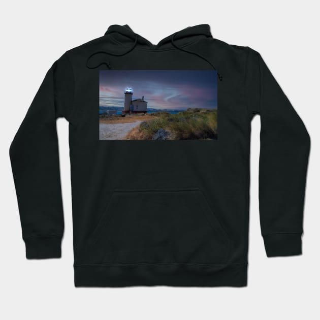 Coquille River Lighthouse Hoodie by zigzagr63